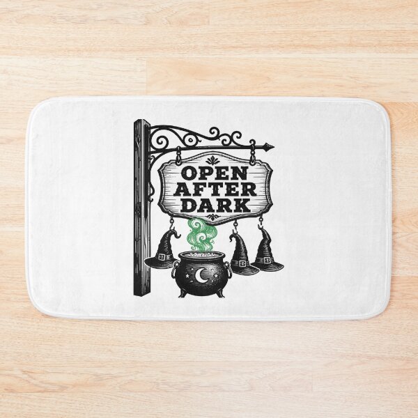 Item preview, Open After Dark — Witch Apothecary Sign Cauldron Halloween Shirt designed and sold by Uglyandcute.