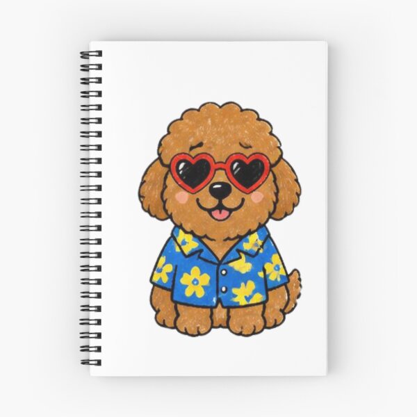 Item preview, Cool Hawaiian Poodle  designed and sold by evavv-studio.