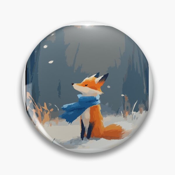 Item preview, The Fox in Quiet Snow Artwork  designed and sold by NivyasArtistry.