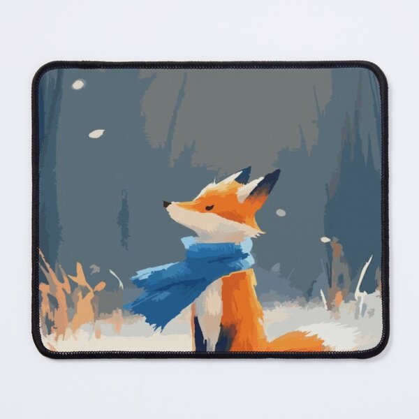Item preview, The Fox in Quiet Snow Artwork designed and sold by NivyasArtistry.