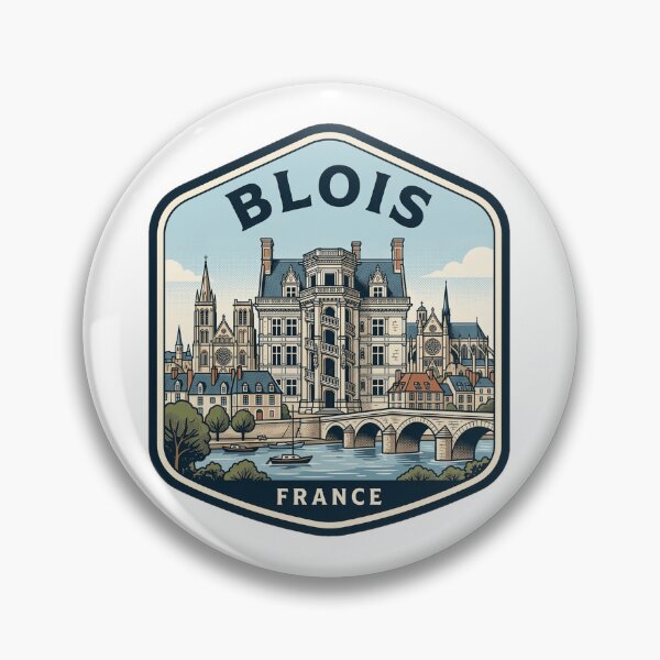 Item preview, Blois France Chateau Loire Valley Travel Emblem designed and sold by k3rstman1.
