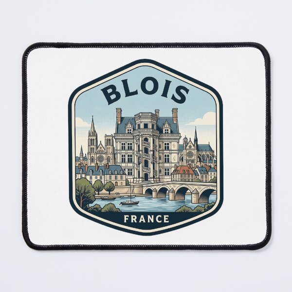 Item preview, Blois France Chateau Loire Valley Travel Emblem designed and sold by k3rstman1.