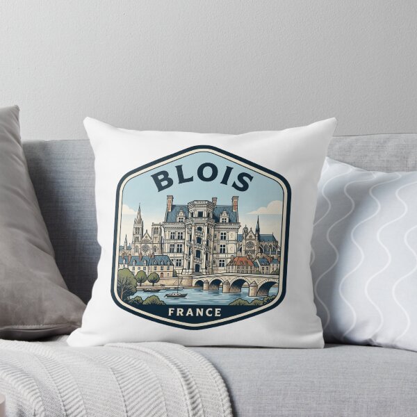 Item preview, Blois France Chateau Loire Valley Travel Emblem designed and sold by k3rstman1.