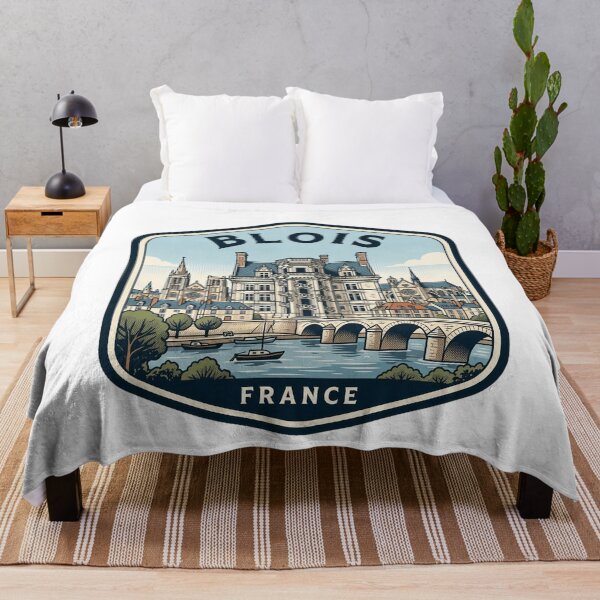 Item preview, Blois France Chateau Loire Valley Travel Emblem designed and sold by k3rstman1.