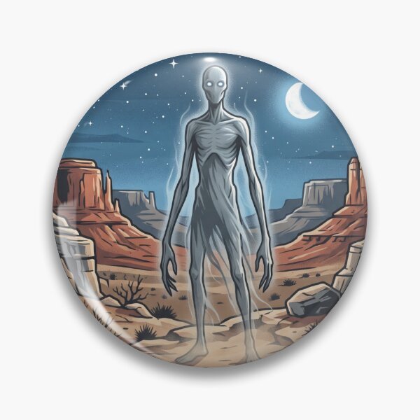 Item preview, Desert Wraith - Nevada & Utah Vintage National Park Badge designed and sold by ElNiro.