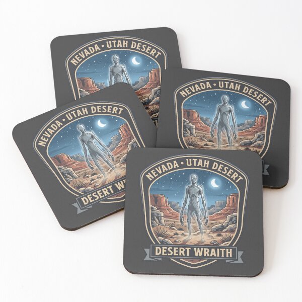 Item preview, Desert Wraith - Nevada & Utah Vintage National Park Badge designed and sold by ElNiro.