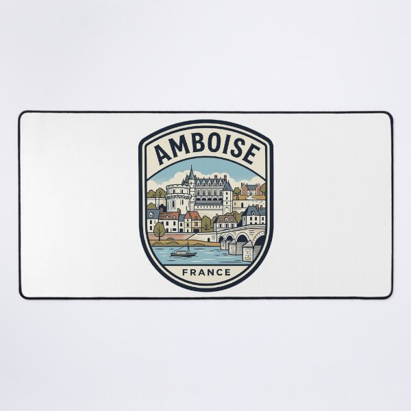 Item preview, Amboise France Loire Valley Vintage Travel Emblem designed and sold by k3rstman1.