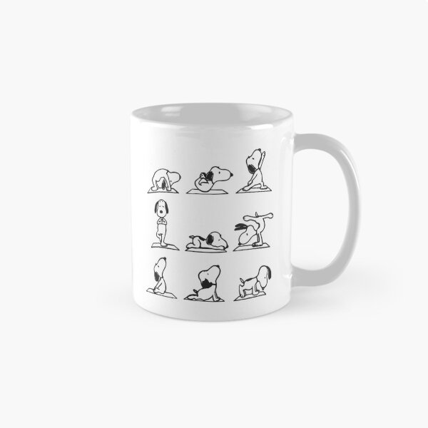 Item preview, Snoopy Yoga Poses - Namaste Beagle designed and sold by Shopeon Designs.