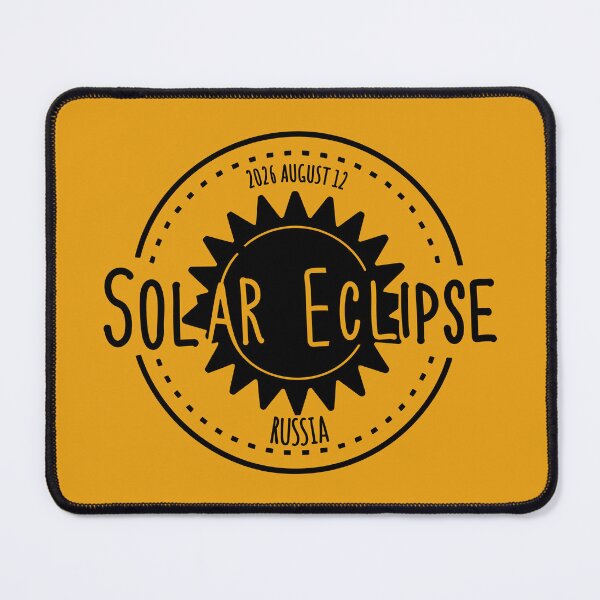 Item preview, Russia 2026 august 12 Solar Eclipse design designed and sold by EmeraldeaArt.