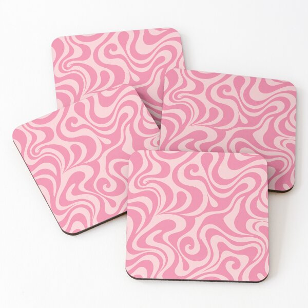 Item preview, Pink retro swirl pattern designed and sold by RishabhArts1.