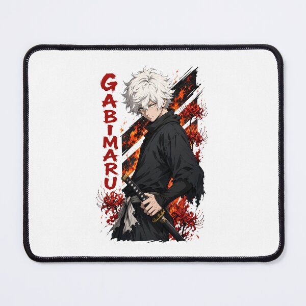 Item preview, White Hair Shinobi Katana Red Spider Lily Flame Art designed and sold by sidki-SDK.