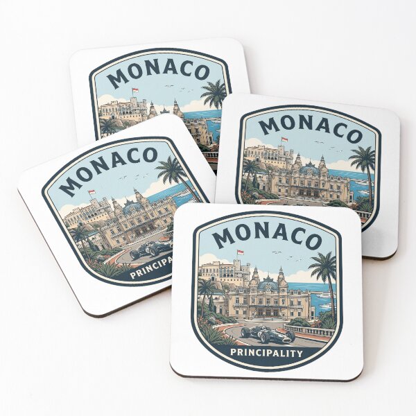 Item preview, Monaco Grand Prix Monte Carlo Travel Emblem designed and sold by k3rstman1.