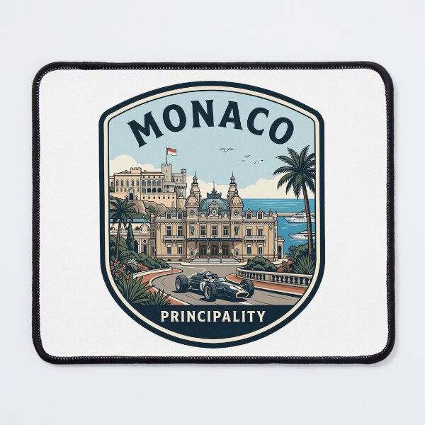 Item preview, Monaco Grand Prix Monte Carlo Travel Emblem designed and sold by k3rstman1.