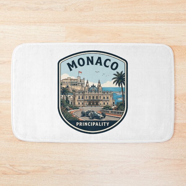Item preview, Monaco Grand Prix Monte Carlo Travel Emblem designed and sold by k3rstman1.