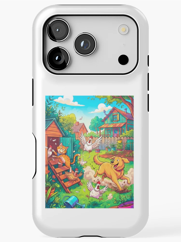 Thumbnail 1 of 4, iPhone Case, Fun Animals designed and sold by PP&RAINBOW SHOP.