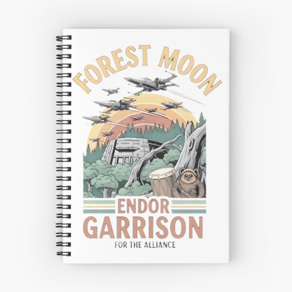 Item preview, Endor Garrison Forest Moon Star Wars designed and sold by louisevickie.