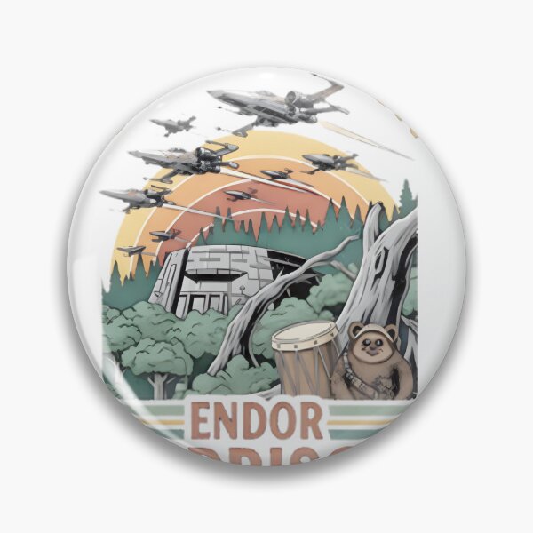Item preview, Endor Garrison Forest Moon Star Wars designed and sold by louisevickie.
