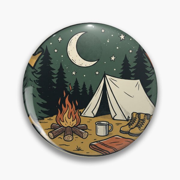 Item preview, Camp More Worry Less Vintage Camping designed and sold by Origamoart.