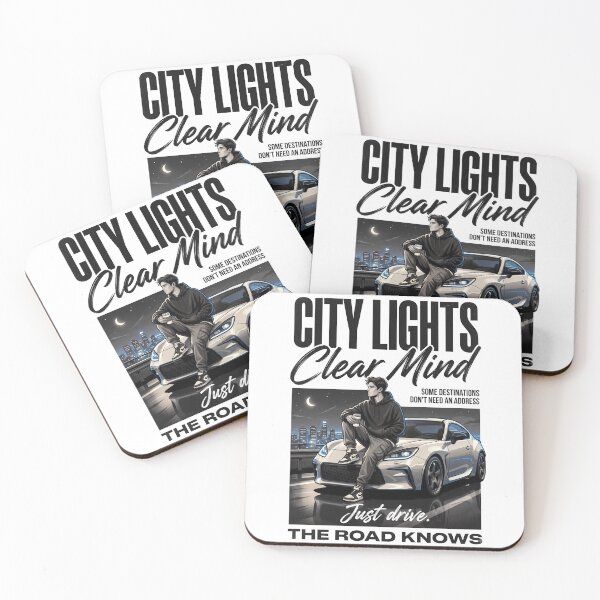 Item preview, City Lights. Clear Mind. | Premium Night Drive Streetwear | Automotive Lifestyle Graphic Tee designed and sold by SAJ Design Studio.