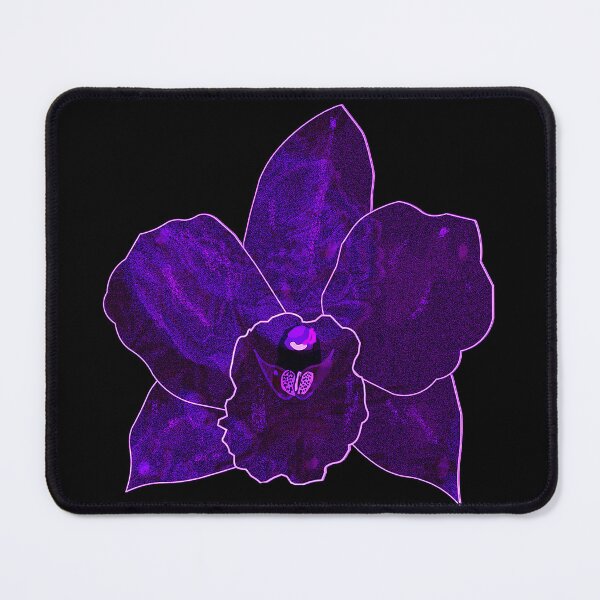 Item preview, Dark Indigo Orchid – Gothic Botanical Digital Art designed and sold by BatNature.