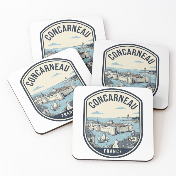 Item preview, Concarneau France Ville Close Vintage Travel Badge designed and sold by k3rstman1.