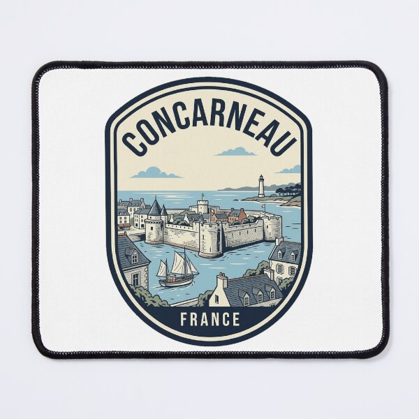 Item preview, Concarneau France Ville Close Vintage Travel Badge designed and sold by k3rstman1.