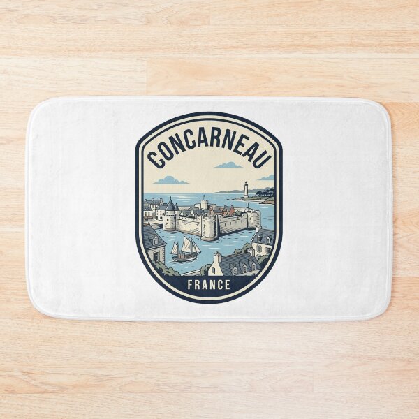 Item preview, Concarneau France Ville Close Vintage Travel Badge designed and sold by k3rstman1.