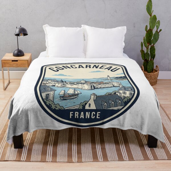 Item preview, Concarneau France Ville Close Vintage Travel Badge designed and sold by k3rstman1.