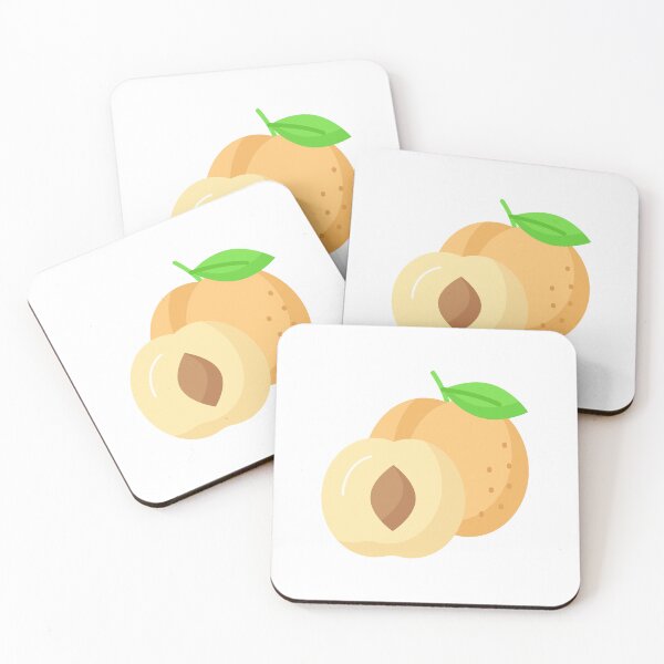 Item preview, Minimalist Split Apricot and Slice Fruit Graphic designed and sold by Vision Crafted.