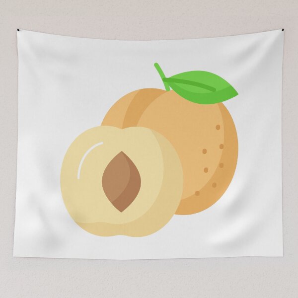 Item preview, Minimalist Split Apricot and Slice Fruit Graphic designed and sold by Vision Crafted.