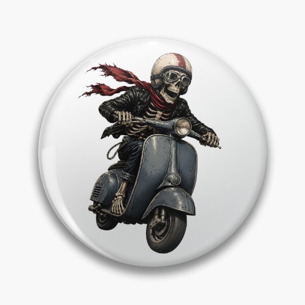 Item preview, Scooter skull designed and sold by muhammadkhafidh.