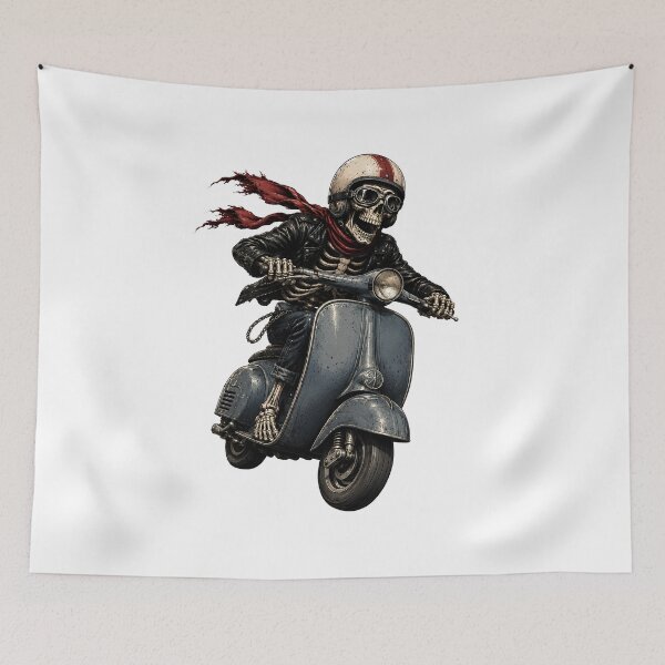 Item preview, Scooter skull designed and sold by muhammadkhafidh.