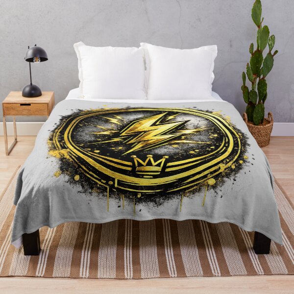Artikelvorschau, Urban Echo Lightning – Electric Power Emblem | Black & Gold Street Art Logo entworfen und verkauft von Urban Echo – Where Creativity Echoes.