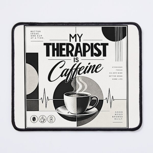 Item preview, My therapist is caffeine #2 designed and sold by Helios Be. Lavsh.