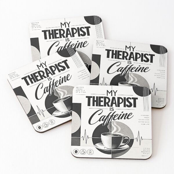 Item preview, My therapist is caffeine #2 designed and sold by Helios Be. Lavsh.