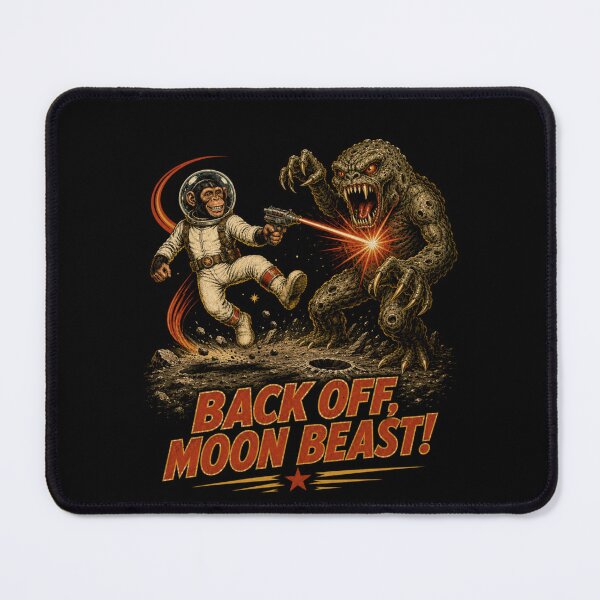 Item preview, Back off, Moon Beast! designed and sold by Quantum Fashion.