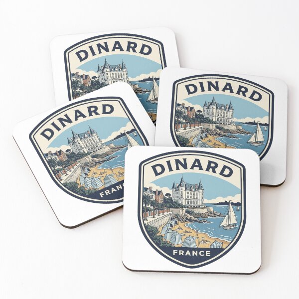 Item preview, Dinard France Vintage Coastal Travel Badge designed and sold by k3rstman1.