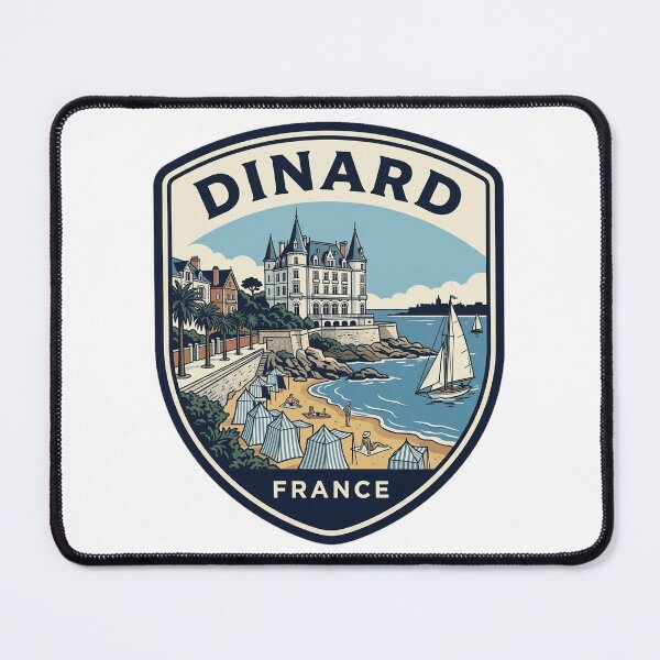Item preview, Dinard France Vintage Coastal Travel Badge designed and sold by k3rstman1.