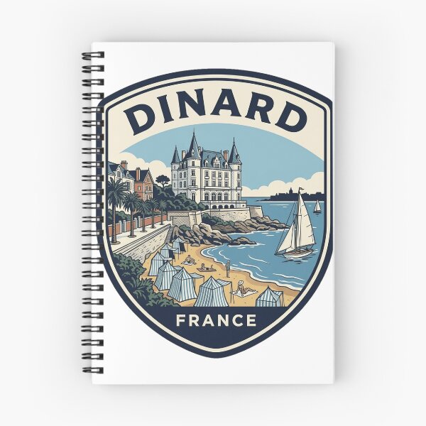 Item preview, Dinard France Vintage Coastal Travel Badge designed and sold by k3rstman1.
