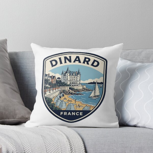 Item preview, Dinard France Vintage Coastal Travel Badge designed and sold by k3rstman1.