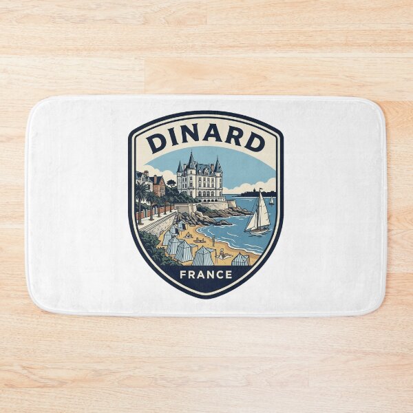 Item preview, Dinard France Vintage Coastal Travel Badge designed and sold by k3rstman1.