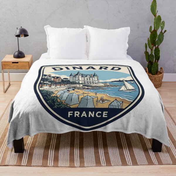 Item preview, Dinard France Vintage Coastal Travel Badge designed and sold by k3rstman1.