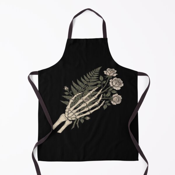 Item preview, Vintage Skeleton Hand Holding Botanical Flowers Art designed and sold by DailySparks.