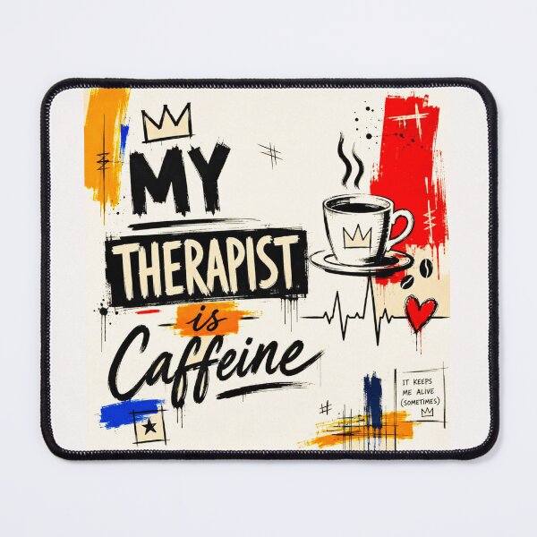 Item preview, My therapist is caffeine #3 designed and sold by Helios Be. Lavsh.