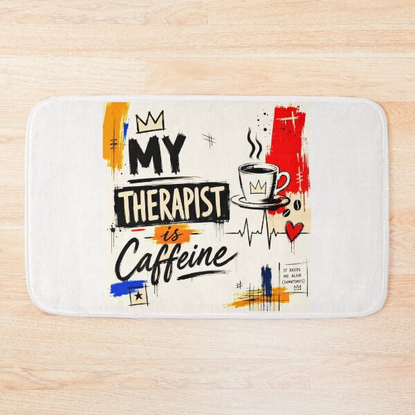 Item preview, My therapist is caffeine #3 designed and sold by Helios Be. Lavsh.