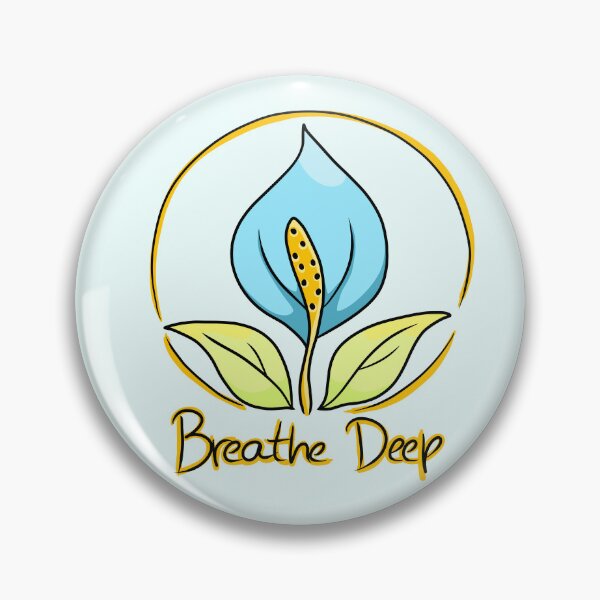 Item preview, Breathe Deep Blue Flower designed and sold by Phyllya Design.