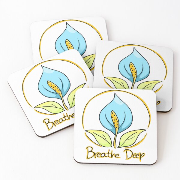 Item preview, Breathe Deep Blue Flower designed and sold by Phyllya Design.