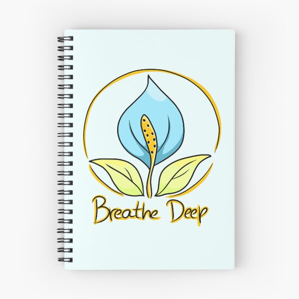 Item preview, Breathe Deep Blue Flower designed and sold by Phyllya Design.