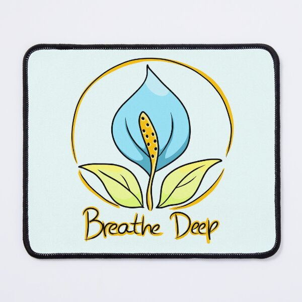 Item preview, Breathe Deep Blue Flower designed and sold by Phyllya Design.