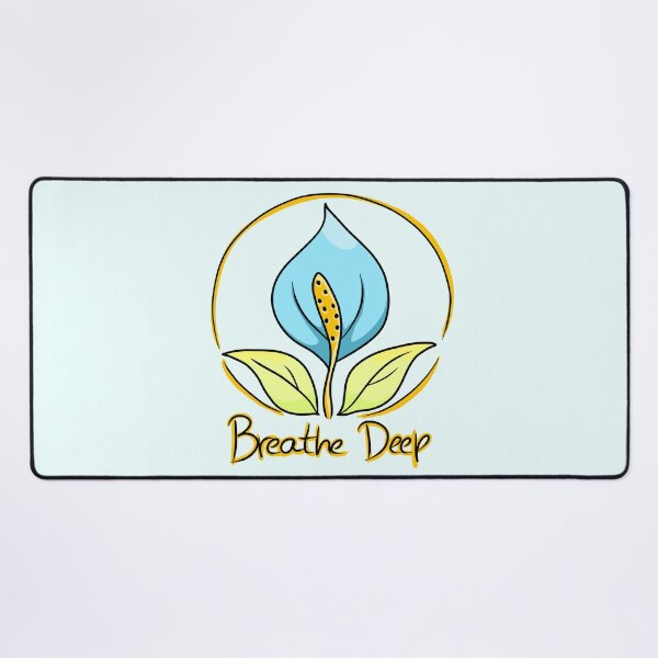Item preview, Breathe Deep Blue Flower designed and sold by Phyllya Design.